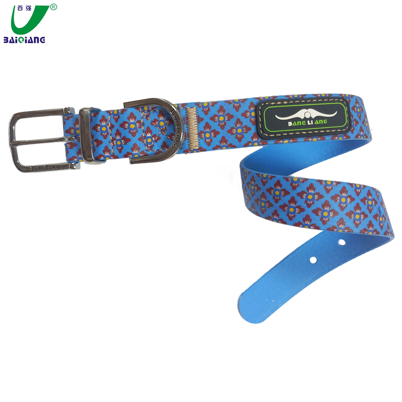 Large China Wholesale Calm Eco Friendly Personalized Engraved Coach Silicone Dog Show Collar
