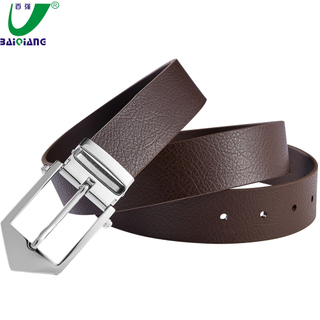 Custom Logo Printing Designer Large Brown Mens Luxury Leather Dress Formal Belts for Men