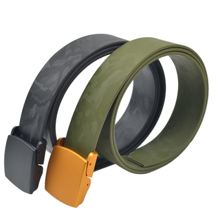 Automatically Buckle Olive Green Camouflage Belt Military Equipment Uniform Duty Belt