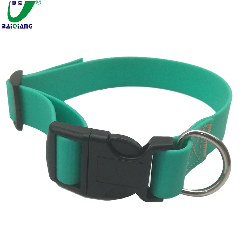 Washable Sturdy Soft Grass Green Running Dog Leash Dog Neck Belt for Dog
