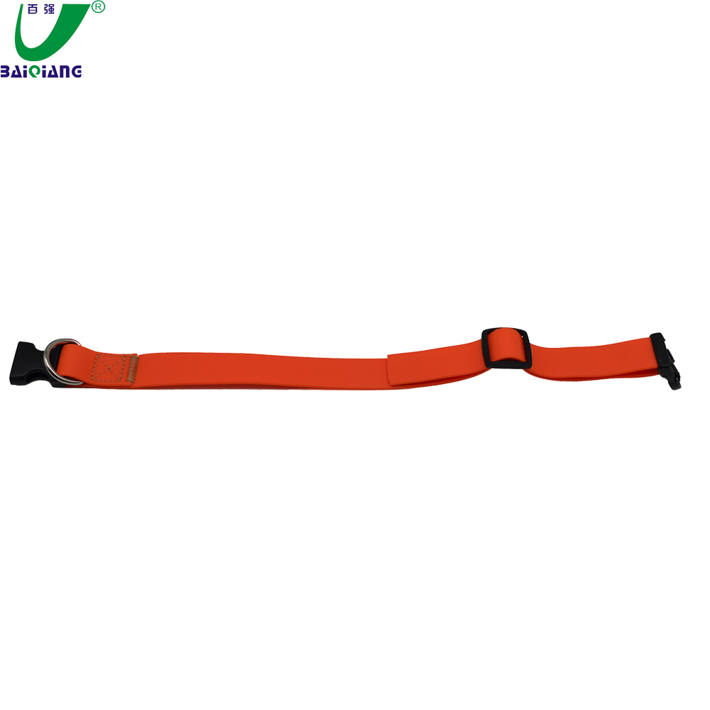 Waterproof Pet Products Supplies Matte Coated PVC Webbing Pet Collars and Leashes