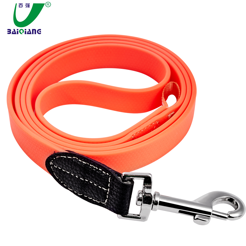 Customized Wavy Patterns Polyurethane Shock Absorbent Bungee Dog Leash