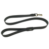 Heavy Duty Black PVC Coated Polyester Nylon Short Dog Safety Leash for Car Seat