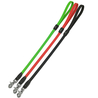 cinturón de goma para mascotas accesorios para mascotas neón naranja corto plástico poliuretano pvc correa para perro