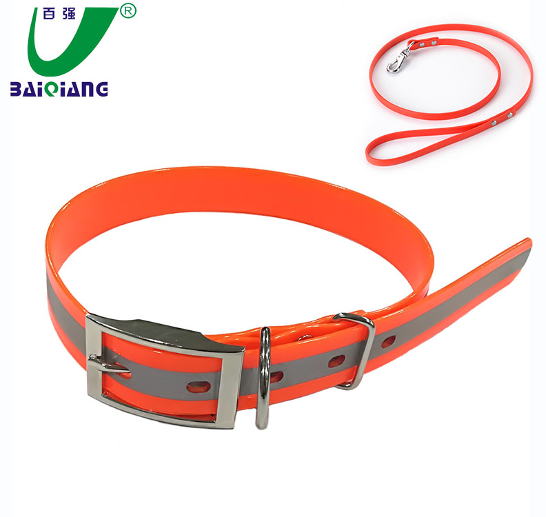 Factory Custom Day Glow TPU Reflective Coated Webbing for Dog Collar