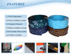 Wholesale Waterproof TPU Coated Printed Rolls Nylon Webbing Pet Leashes for Pet Dog Collar