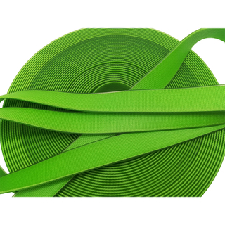 Green Flex PVC Coated Nylon Webbing Dog Leash Material for Dog Collar