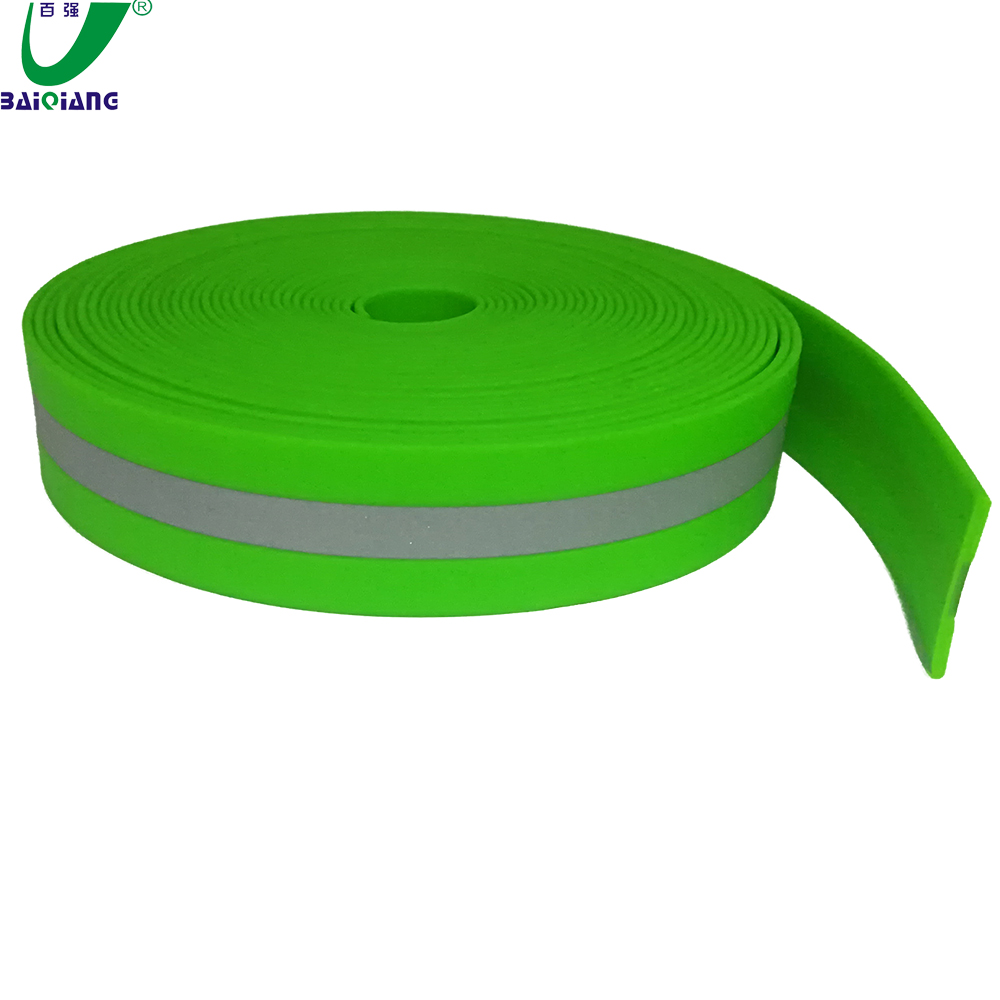 Waterproof Synthetic Reflective PVC Coated Nylon Webbing for Making Dog Collar and Leash